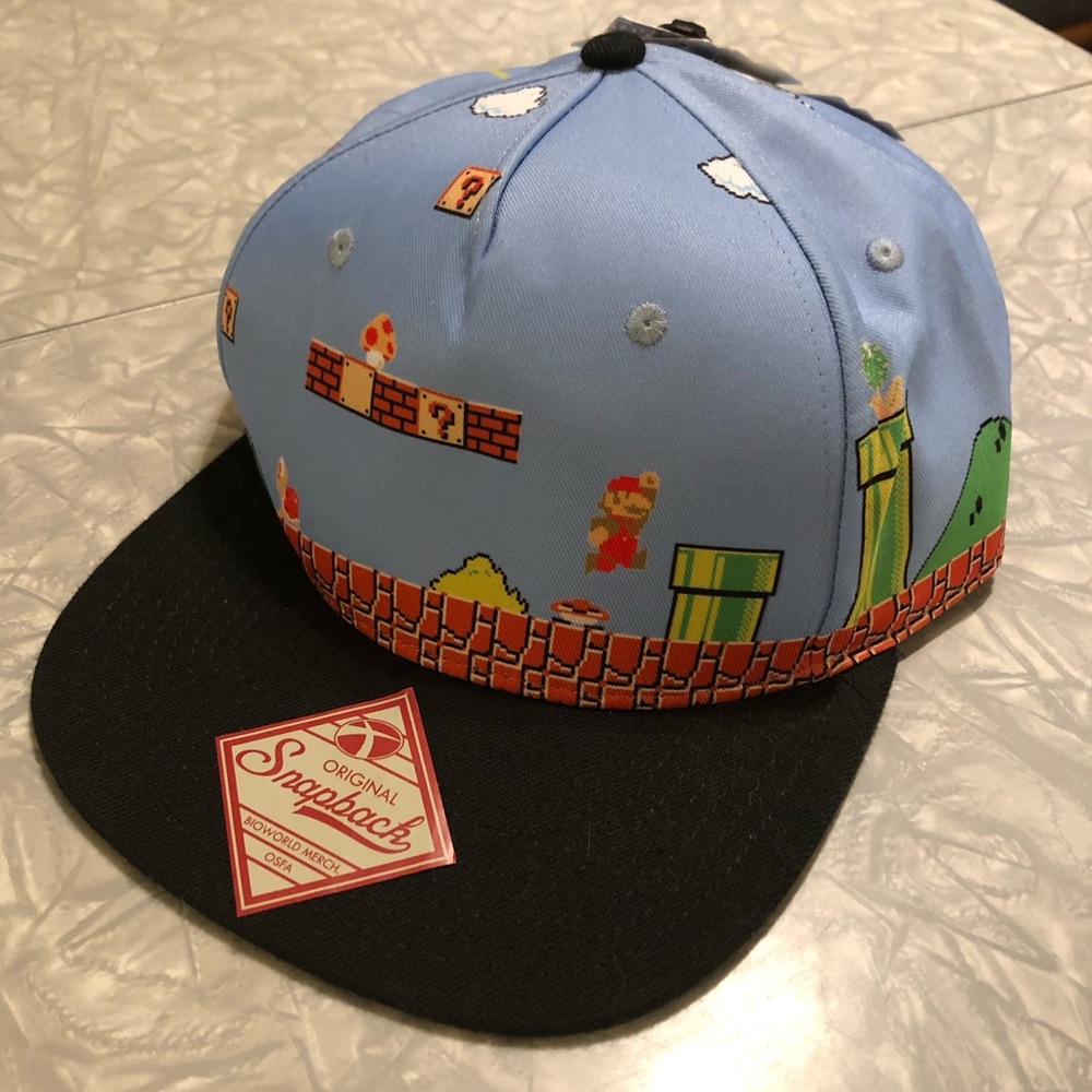 Super Mario Bros. Snapback Cap (NWT)
